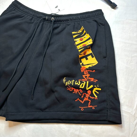 NEW Nike Streetwear Men's French Terry Shorts Black Size Large Athletic Athletic - Picture 4 of 9